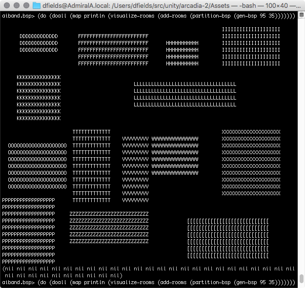 Aiband, a Clojure Unity Roguelike